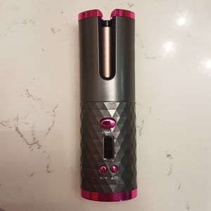 Auto-Rotating Ceramic Wireless Travel Hair Curler